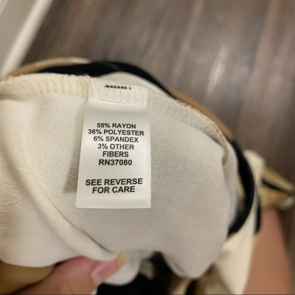 Cato Brown & White Stripe Sweater Dress Size Large - Picture 12 of 12